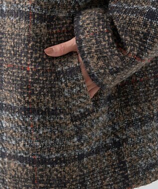 earth music&ecology オーバーテーラードジャケット　チェック Check