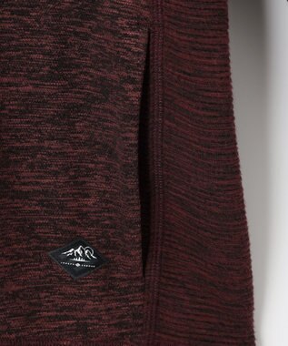 JOSEPH ABBOUD MOUNTAIN 【UNISEX】ランダムスラブリップ カットソー ワイン系