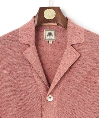 J.PRESS MEN リネンアンカー ニットジャケット レッド系7
