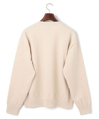 J.PRESS MEN リジットカシミア クルーネックニット アイボリー系
