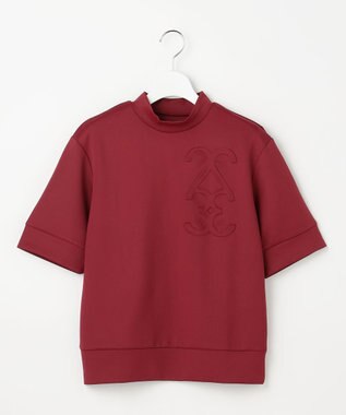 23区GOLF 【WOMEN】ライトダンボールストレッチモックネック レッド系