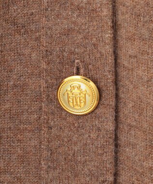 J.PRESS LADIES 【120周年企画・洗える】CASHMERE BLEND カーディガン ブラウン系