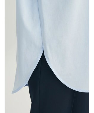 Green Parks イージーケア　ゆったりシャツ Sax