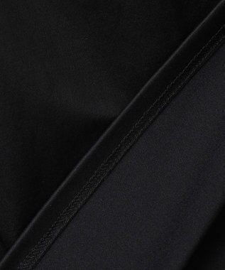 ICB L 【接触冷感・UVケア・速乾・洗える】カップ付きサテンキャミソール ブラック系