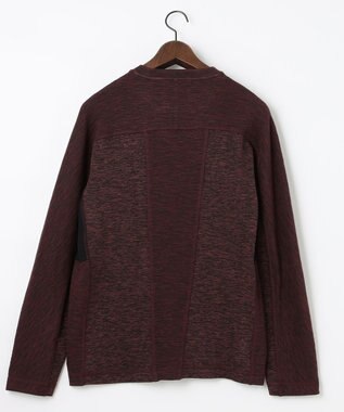 JOSEPH ABBOUD MOUNTAIN 【UNISEX】ランダムスラブリップ カットソー ワイン系