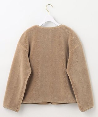 ANY SIS 【2WAY】リバーシブルショートボア アウター ベージュ