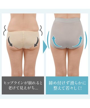 BRADELIS New York 【BRADELIS NewYork peace】楽なのにすっぽりショーツ24 シャンパン