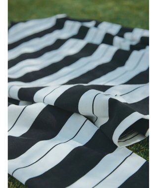 AMERICAN HOLIC ボートネックボーダープルオーバー Black