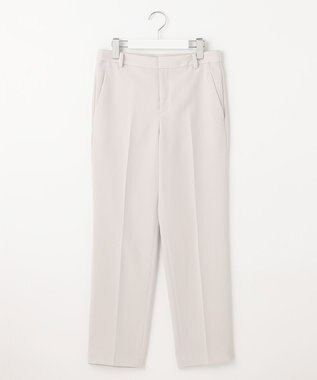 23区 【セットアップ対応】トリアセダブルジョーゼット パンツ ベージュ系