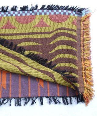 POLS Breeze モヒカンウールストール ブラウン