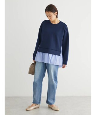 Green Parks ・ＥＬＥＮＣＡＲＥ　ＤＵＥ　デニムカーブパンツ Light Indigo