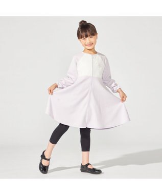 Chacott ジップアップワンピース ラベンダー