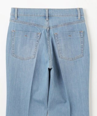 ANY 【洗濯機可/ストレッチ】デニムフレアパンツ ライトインディゴ