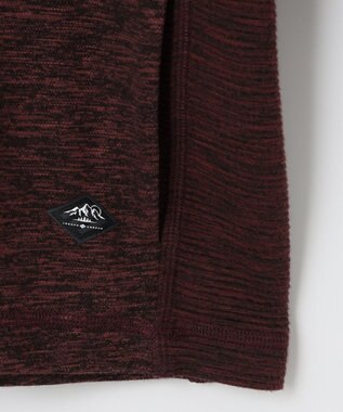 JOSEPH ABBOUD MOUNTAIN 【UNISEX】ランダムスラブリップ カットソー ワイン系