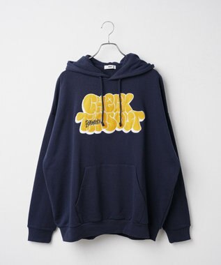 WEGO ヘビーウエイトグラフィティプルパーカー ネイビー