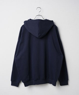 WEGO ヘビーウエイトグラフィティプルパーカー ネイビー