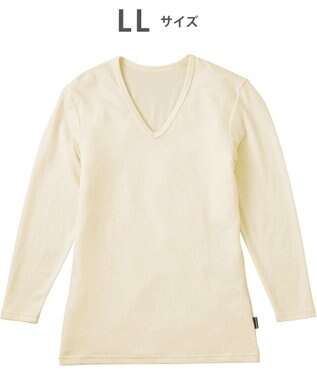 WACOAL MEN インナー メンズ 発熱インナー【エクス（R）】 吸湿発熱繊維 保温性 消臭性（汗臭・加齢臭） ストレッチ素材 深めVネック 8分袖 GL6221 /ブロス