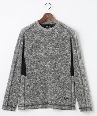 JOSEPH ABBOUD MOUNTAIN 【UNISEX】ランダムスラブリップ カットソー グレー系