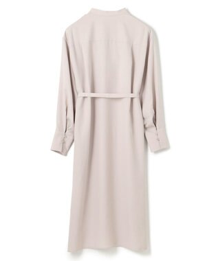 JOSEPH 【洗える】ノーブルサテン　シャツドレス Beige