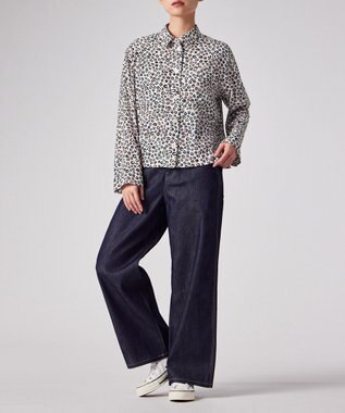 Paul Smith Horseshoe Leopard プリント ブラウス オフホワイト