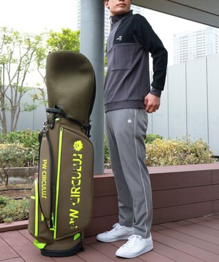 PW CIRCULUS 【MEN】ウールライク テーパードパンツ  ゴルフ グレー系
