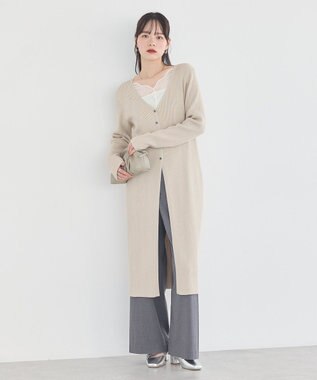 earth music&ecology Ｖネックニットワンピース