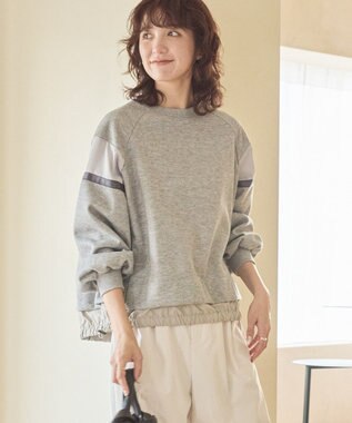 AMERICAN HOLIC ドロストライン切替ポンチプルオーバー Light Gray Mixture