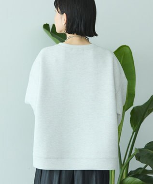 AMERICAN HOLIC 【WEB限定】サイドスリットポンチプルオーバー Oatmeal