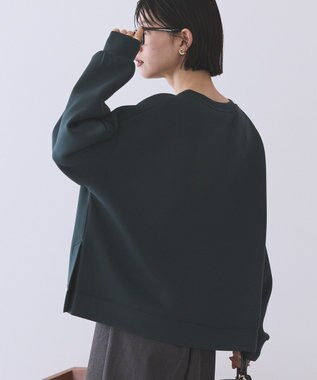 AMERICAN HOLIC 【WEB限定】サイドスリットポンチプルオーバー Dark Green