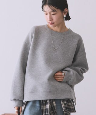 AMERICAN HOLIC 【WEB限定】サイドスリットポンチプルオーバー Gray Mixture