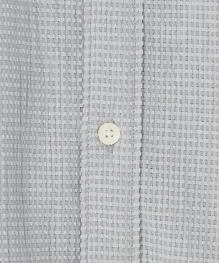 JOSEPH HOMME 【新モデル】トリコサッカーストレッチ 　ホリゾンタルカラーシャツ ライトグレー系