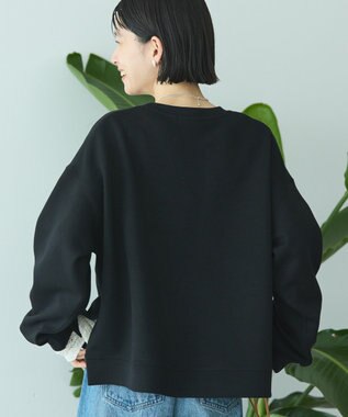 AMERICAN HOLIC 【WEB限定】サイドスリットポンチプルオーバー Black