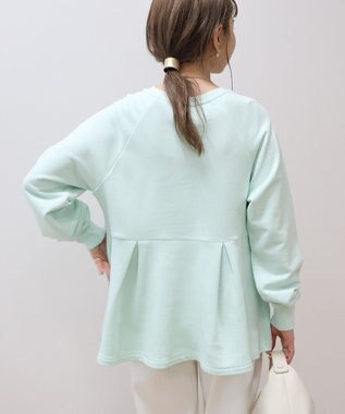 AMERICAN HOLIC 袖ボリュームペプラムスウェット Mint
