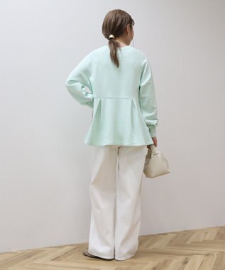 AMERICAN HOLIC 袖ボリュームペプラムスウェット Mint