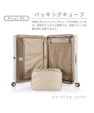 Samsonite サムソナイト スーツケース 33L  ミンター スピナー55 MINTER アイボリー