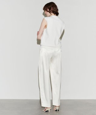 NAVE 【Nave 　洗える】ルピナス コットンニットベスト アイボリー系