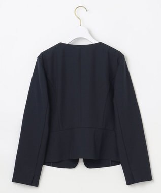 ANY SIS L 【UVカット・接触冷感・吸水速乾】スマートビューティストレッチ ペプラムショート ジャケット ネイビー系