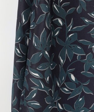 J.PRESS LADIES 【洗える】ボタニカルプリント ワンピース ネイビー系5