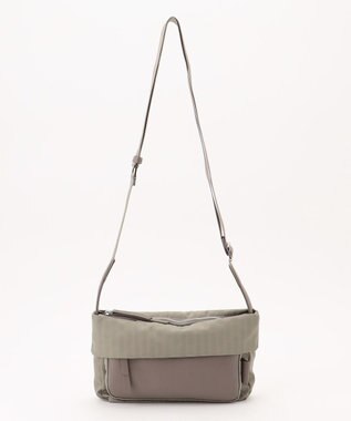 Y'SACCS はっ水ドットジャカード リサイクルレザーコンビ ショルダー