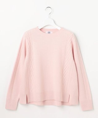 J.PRESS LADIES L 【WEB限定カラーあり】CAT クルーネック ニット 【WEB限定カラー】ピンク系