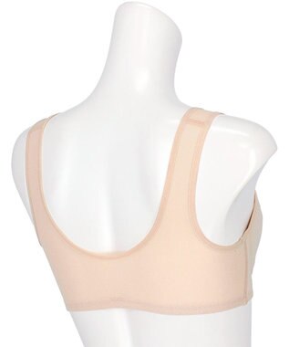 Wing Wing Sports 【ウォーキングブラ】ノンワイヤーブラ 動きやすくてさらりと快適 身生地部は吸汗速乾 カップ肌側はムレにくい NB4033 ウイング／ワコール ベージュ