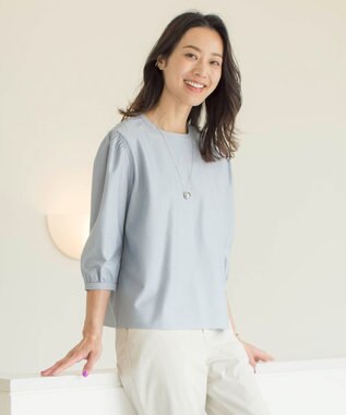  デニムライクジャージー カットソー