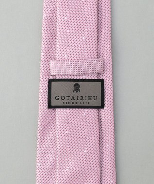 GOTAIRIKU  GOTAIRIKU別注【日本製】シルク ネクタイ_小紋柄 ピンク系8