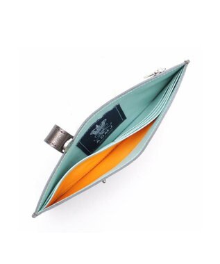 A.D.M.J. 【牛革】メタリックレザー/スリムウォレット グラファイト