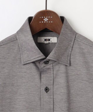 JOSEPH ABBOUD 【キングサイズ・ストレッチ・洗える】コンパクトジャージーシャンブレー グレー系