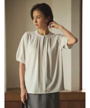 Green Parks BEST PRICE  ２ＷＡＹタック５分袖ブラウソー Light Beige