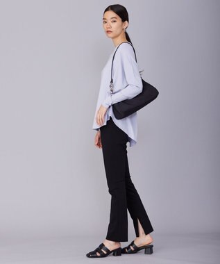 ICB 【WEB限定カラーあり・洗える】ヴィスコースワイド プルオーバー ライラックグレー系