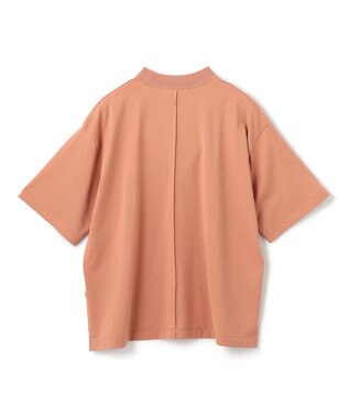BEIGE， 【BEIGE,ecru/WEB限定・洗える】JERSEY STITCH / コットンハーフスリーブトップス Nude camel
