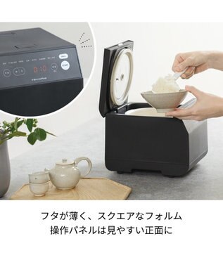 YAMATO テーブル＆キッチン 【レコルト】クッキングライスクッカー  グレー  RCR-2(GY) グレー