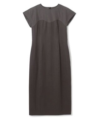 uncrave 【手洗い可】ライト チノ ワンピース（uncrave WHITE） スレート